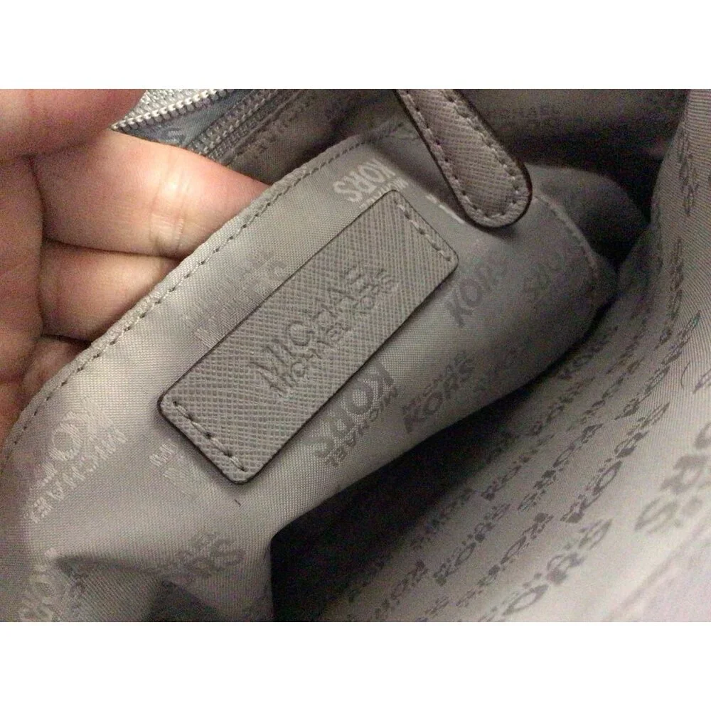 Michael Kors Gray Leather Purse Tote